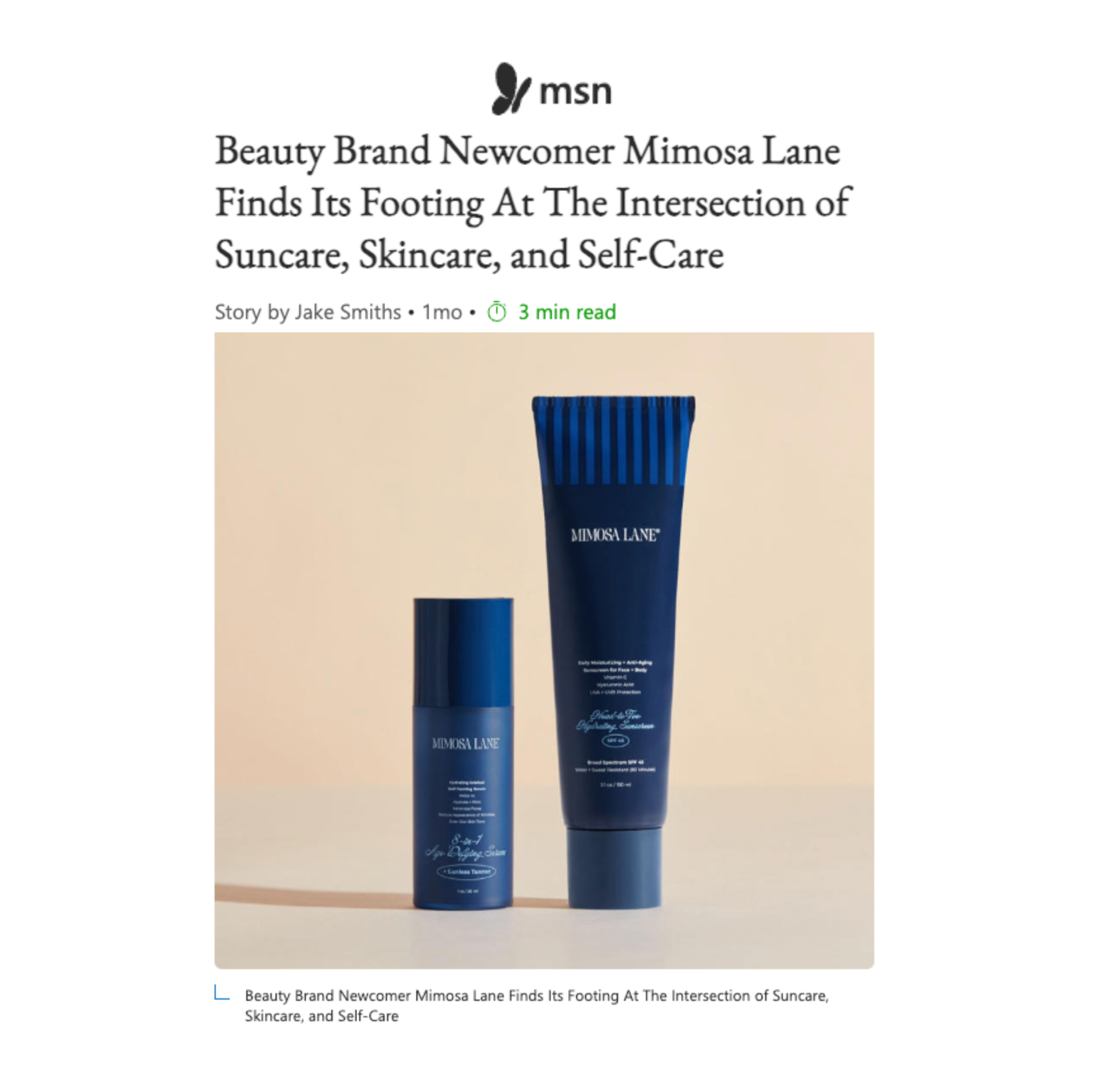 MSN press feature