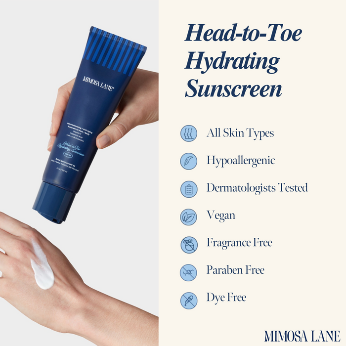 Head-to-Toe Hydrating Sunscreen for Face and Body